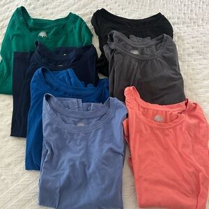 Healing Hands Underscrub tops set of 7 size XS